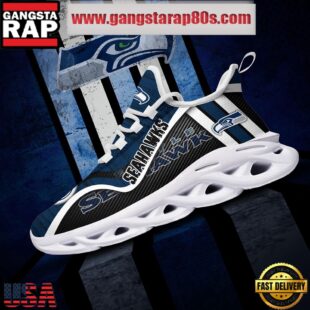 NFL Seattle Seahawks Unique Design Max Soul Shoes Running Sneakers