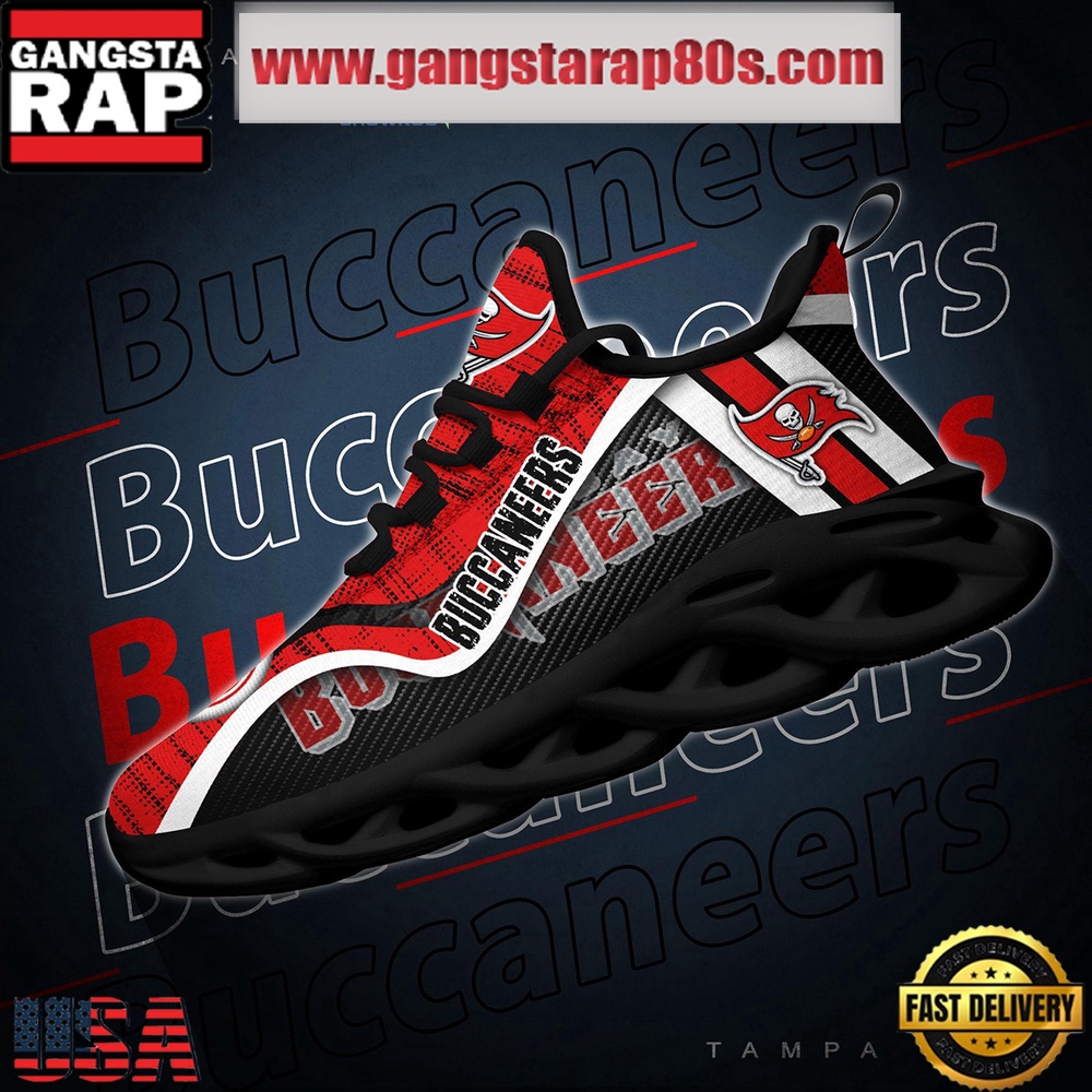 NFL Tampa Bay Buccaneers Unique Design Max Soul Shoes Running Sneakers NFL Tampa Bay Buccaneers Unique Design Max Soul Shoes Running Sneakers