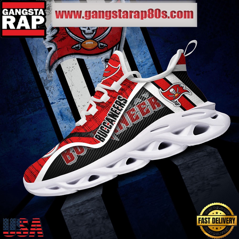 NFL Tampa Bay Buccaneers Unique Design Max Soul Shoes Running Sneakers NFL Tampa Bay Buccaneers Unique Design Max Soul Shoes Running Sneakers