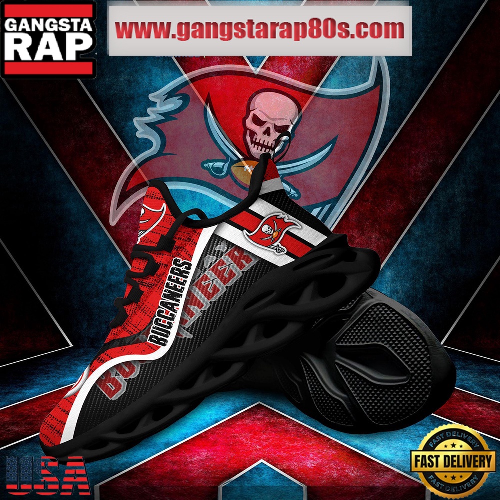 NFL Tampa Bay Buccaneers Unique Design Max Soul Shoes Running Sneakers NFL Tampa Bay Buccaneers Unique Design Max Soul Shoes Running Sneakers