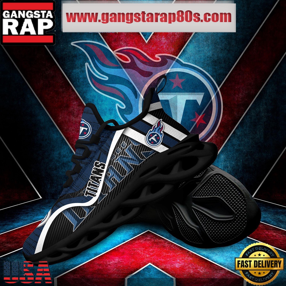 NFL Tennessee Titans Unique Design Max Soul Shoes Running Sneakers NFL Tennessee Titans Unique Design Max Soul Shoes Running Sneakers