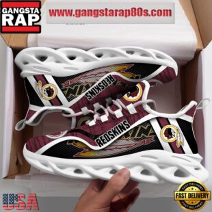 NFL Washington Commanders Unique Design Max Soul Shoes Running Sneakers