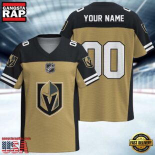 NHL Vegas Golden Knights Hockey Team Personalized Football Jersey