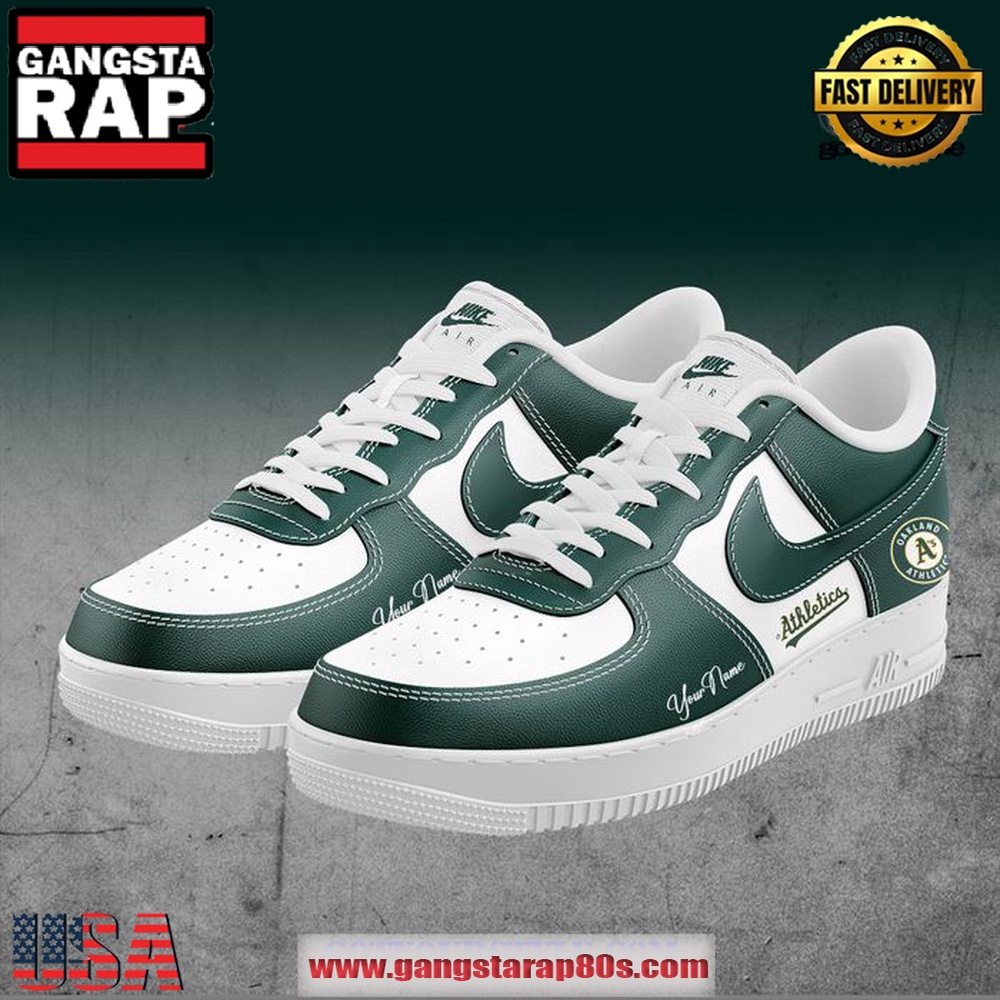 Oakland Athletics 2024 Limited Edition Air Force 1 Running Sneakers Shoes Oakland Athletics 2024 Limited Edition Air Force 1 Running Sneakers Shoes