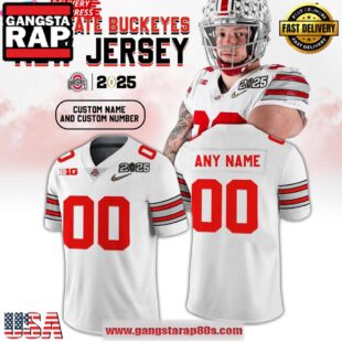 Ohio State Buckeyes New Uniform 2025 Special Edition White Football Jersey