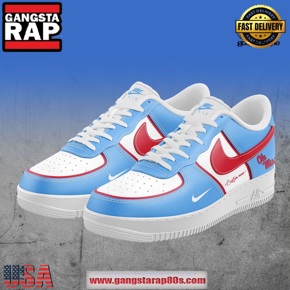 Ole Miss Football Custom Name For Fans Air Force 1 Shoes Running Sneakers Shoes Ole Miss Football Custom Name For Fans Air Force 1 Shoes Running Sneakers Shoes