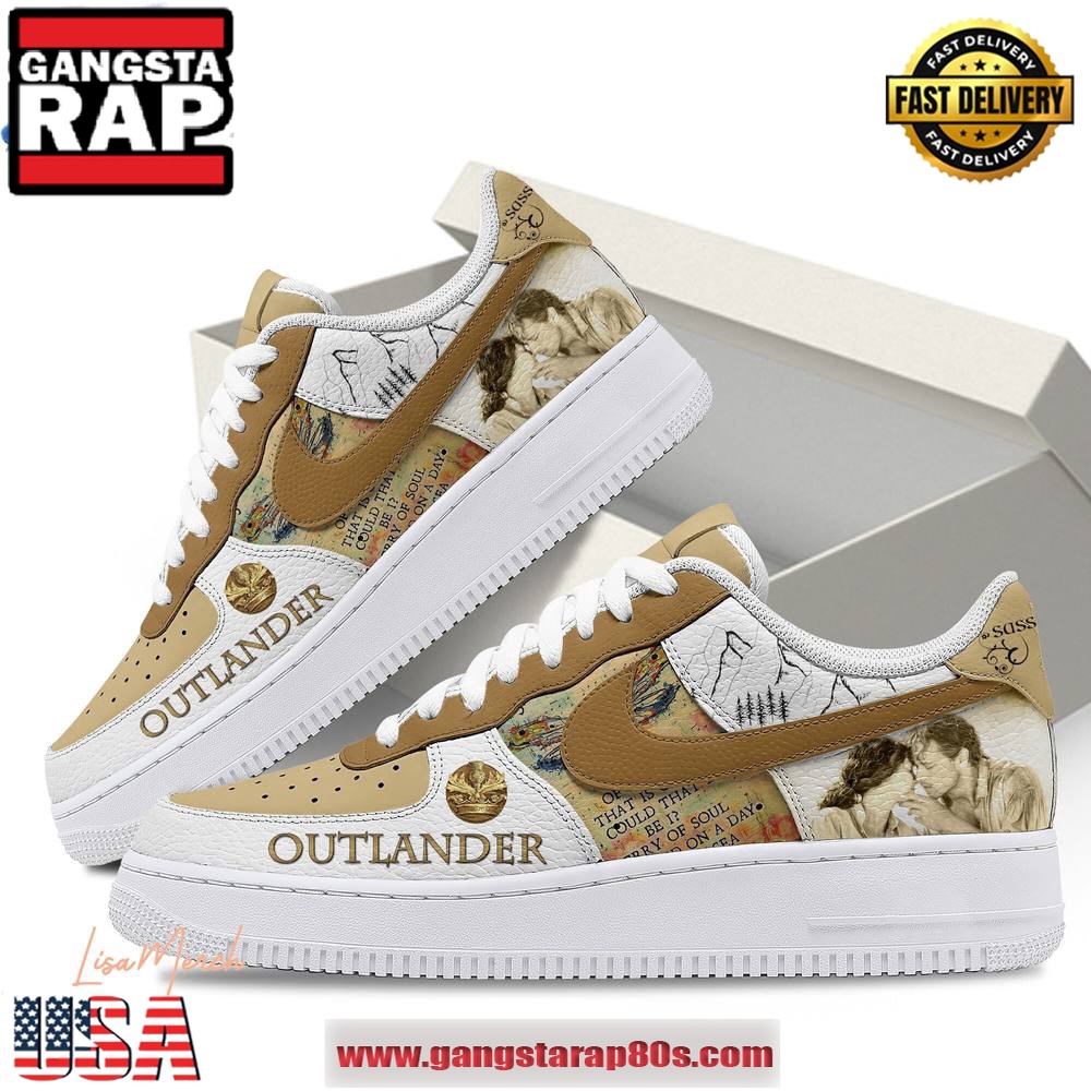 Outlander Kissing Limited Edition Air Force 1 Running Sneakers Shoes Outlander Kissing Limited Edition Air Force 1 Running Sneakers Shoes