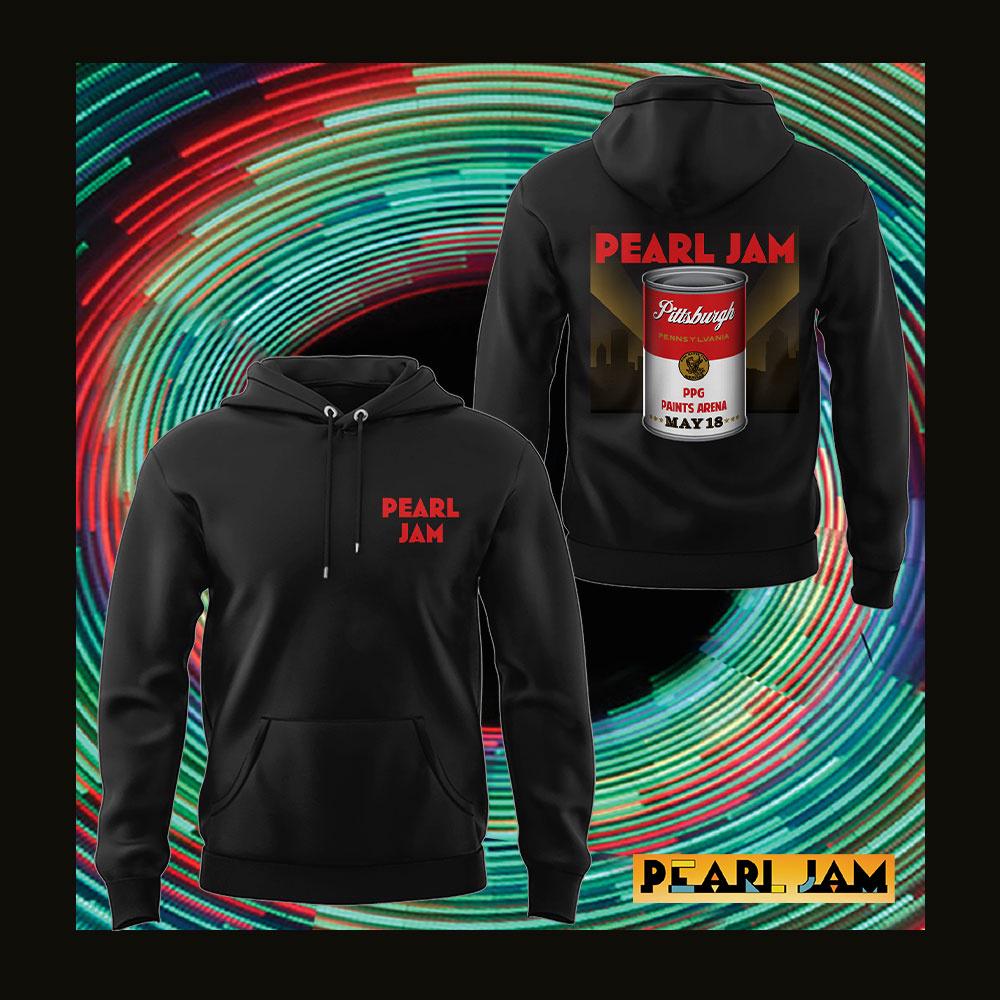 Pearl Jam Dark Matter Tour From Pittsburgh 2025 Design Black 3D Hoodie Pearl Jam Dark Matter Tour From Pittsburgh 2025 Design Black 3D Hoodie