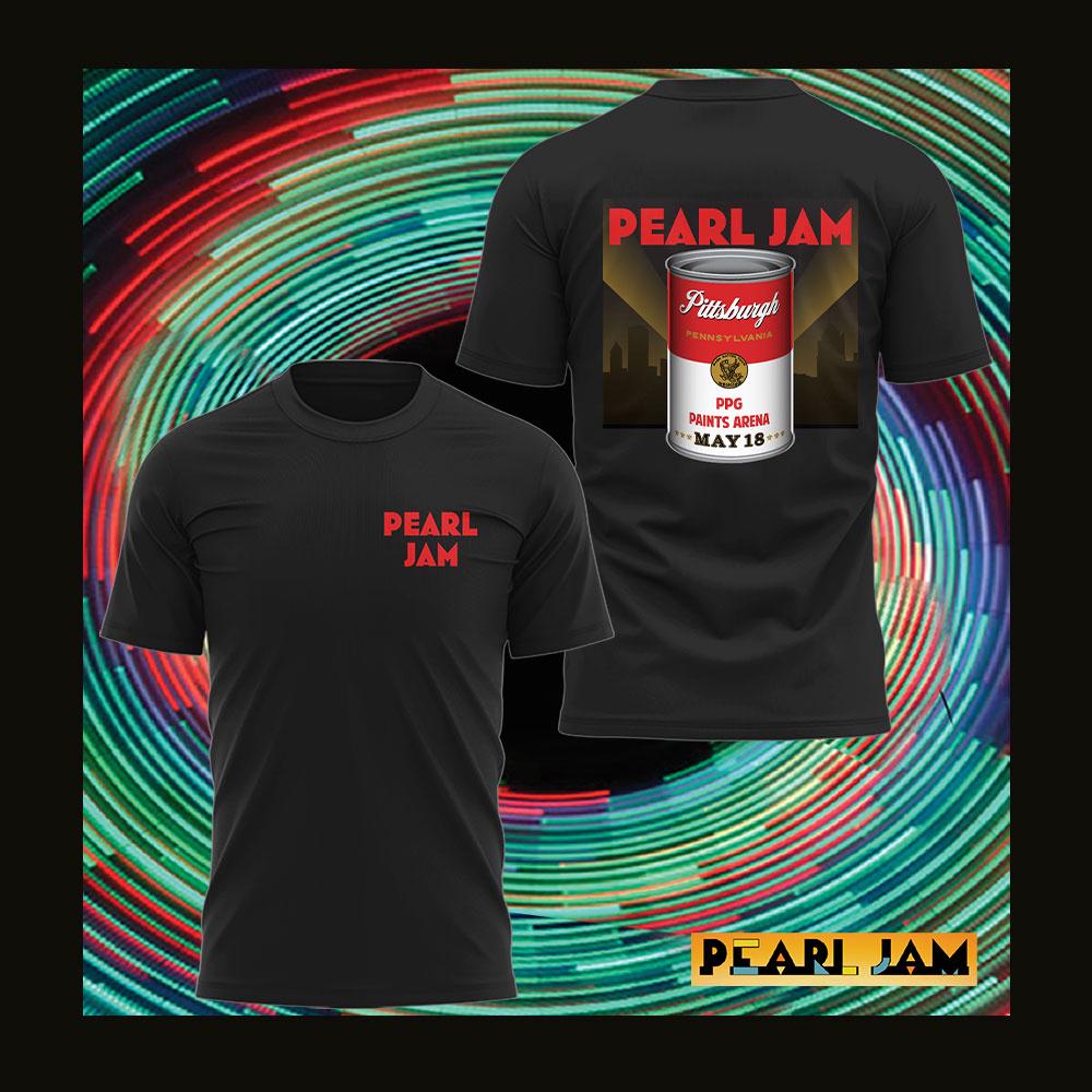 Pearl Jam Dark Matter Tour From Pittsburgh 2025 Design Black 3D Shirt Pearl Jam Dark Matter Tour From Pittsburgh 2025 Design Black 3D Shirt
