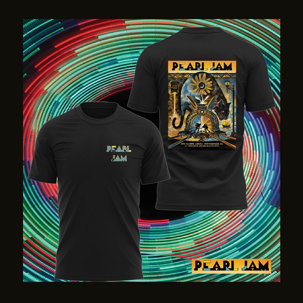 Pearl Jam Dark Matter Tour From Pittsburgh 2025 T Shirt Pearl Jam Dark Matter Tour From Pittsburgh 2025 T Shirt