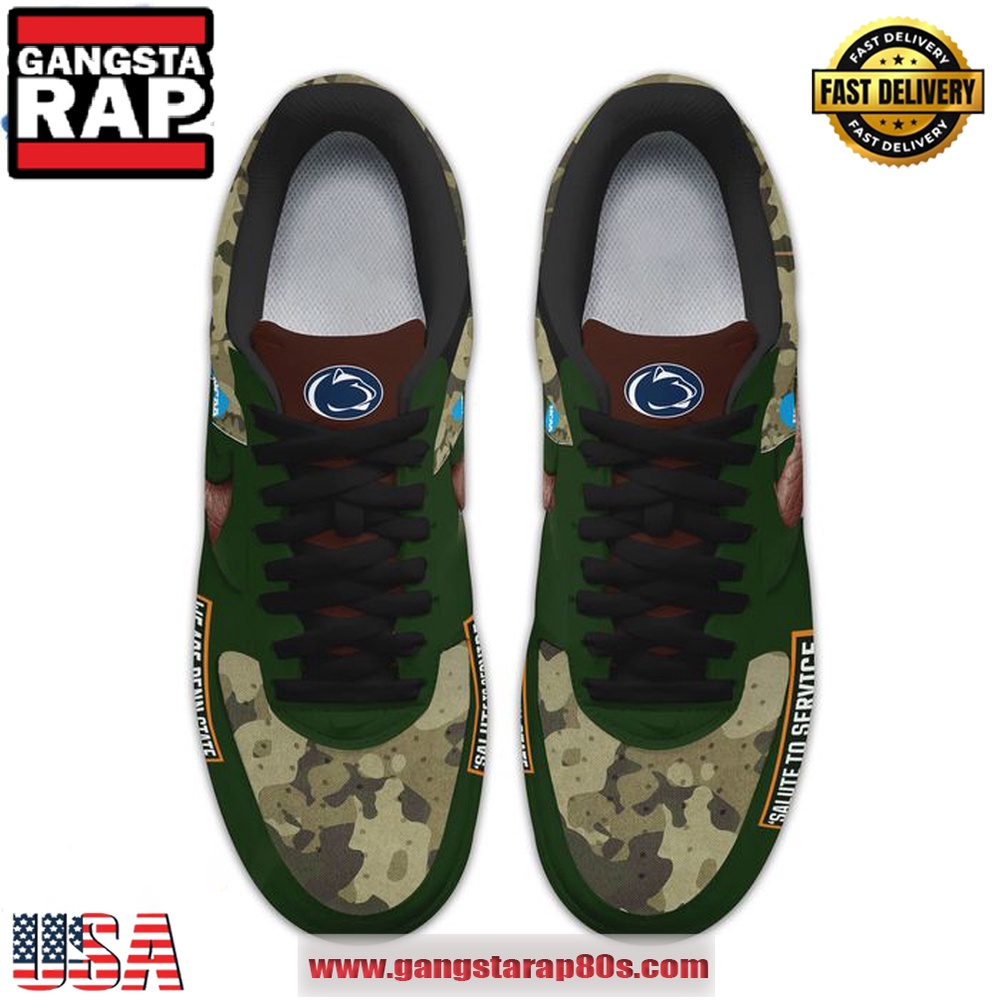 Penn State Salute To Service Air Force 1 Running Sneakers Shoes Penn State Salute To Service Air Force 1 Running Sneakers Shoes