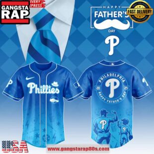 Philadelphia Phillies Happy Fathers Day 2025 Special Baseball Jersey