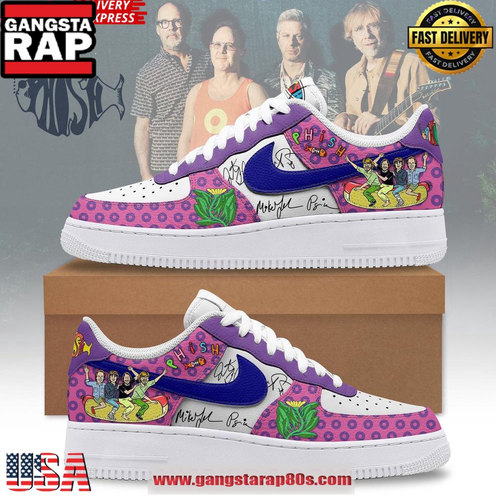 Phish 2025 Spring Tour Announced Limited Air Force 1 Sneakers Shoes Phish 2025 Spring Tour Announced Limited Air Force 1 Sneakers Shoes