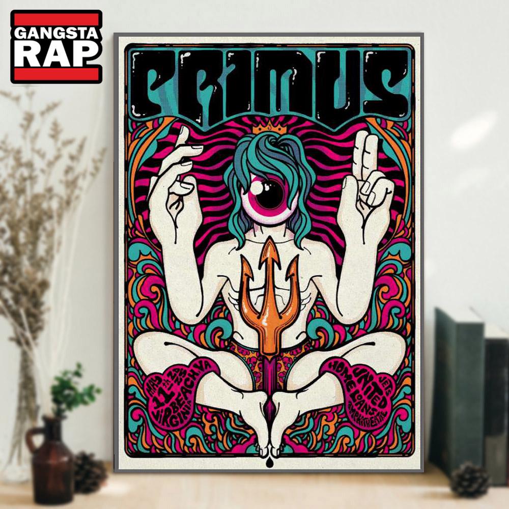 Primus Veterans United Home Loans Amphitheater, Virginia Beach, VA May 11 2025 Show Poster Canvas Art Primus Veterans United Home Loans Amphitheater, Virginia Beach, VA May 11 2025 Show Poster Canvas Art