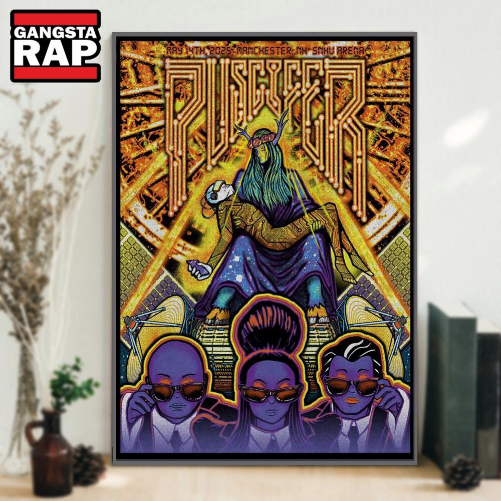 Puscifer SNHU Arena, Manchester, NH May 14 2025 Concert Poster Canvas Art Puscifer SNHU Arena, Manchester, NH May 14 2025 Concert Poster Canvas Art