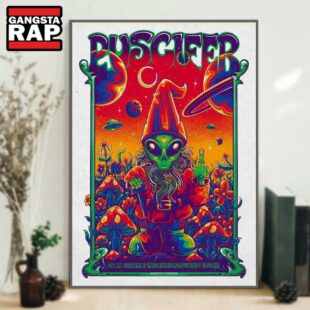 Puscifer Veterans United Home Loans Amphitheater, Virginia Beach, VA May 11 2025 Tour Poster Canvas Art