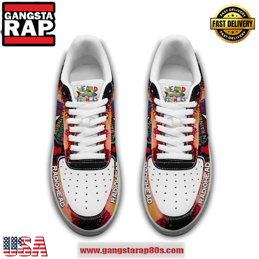 Radiohead In Rainbows Air Force 1 Sneakers Running Sneakers Shoes Radiohead In Rainbows Air Force 1 Sneakers Running Sneakers Shoes
