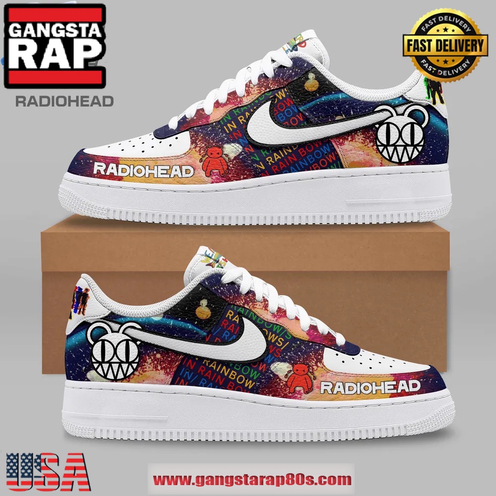 Radiohead In Rainbows Air Force 1 Sneakers Running Sneakers Shoes Radiohead In Rainbows Air Force 1 Sneakers Running Sneakers Shoes