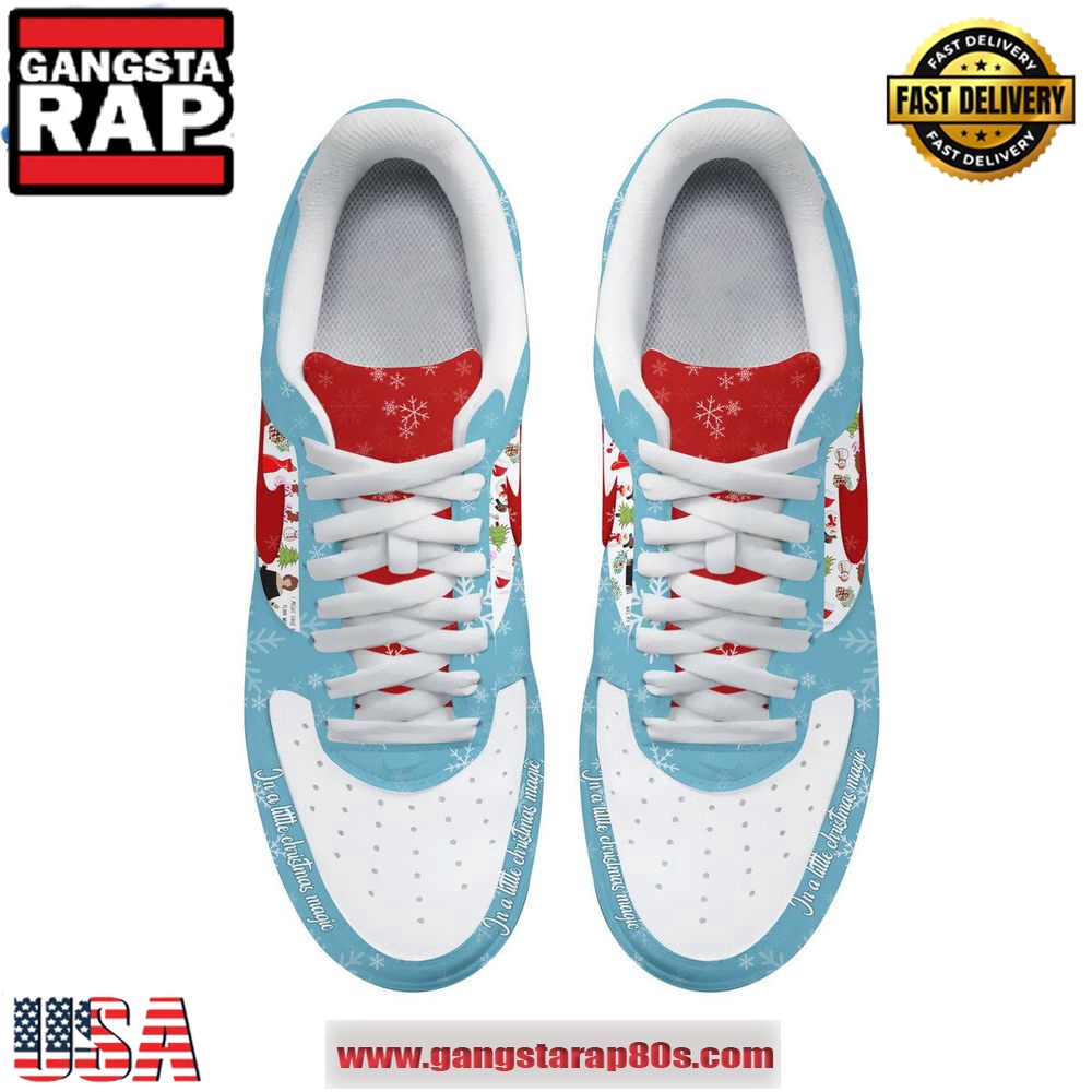 Reba McEntire Merry Christmas Air Force 1 Running Sneakers Shoes Reba McEntire Merry Christmas Air Force 1 Running Sneakers Shoes