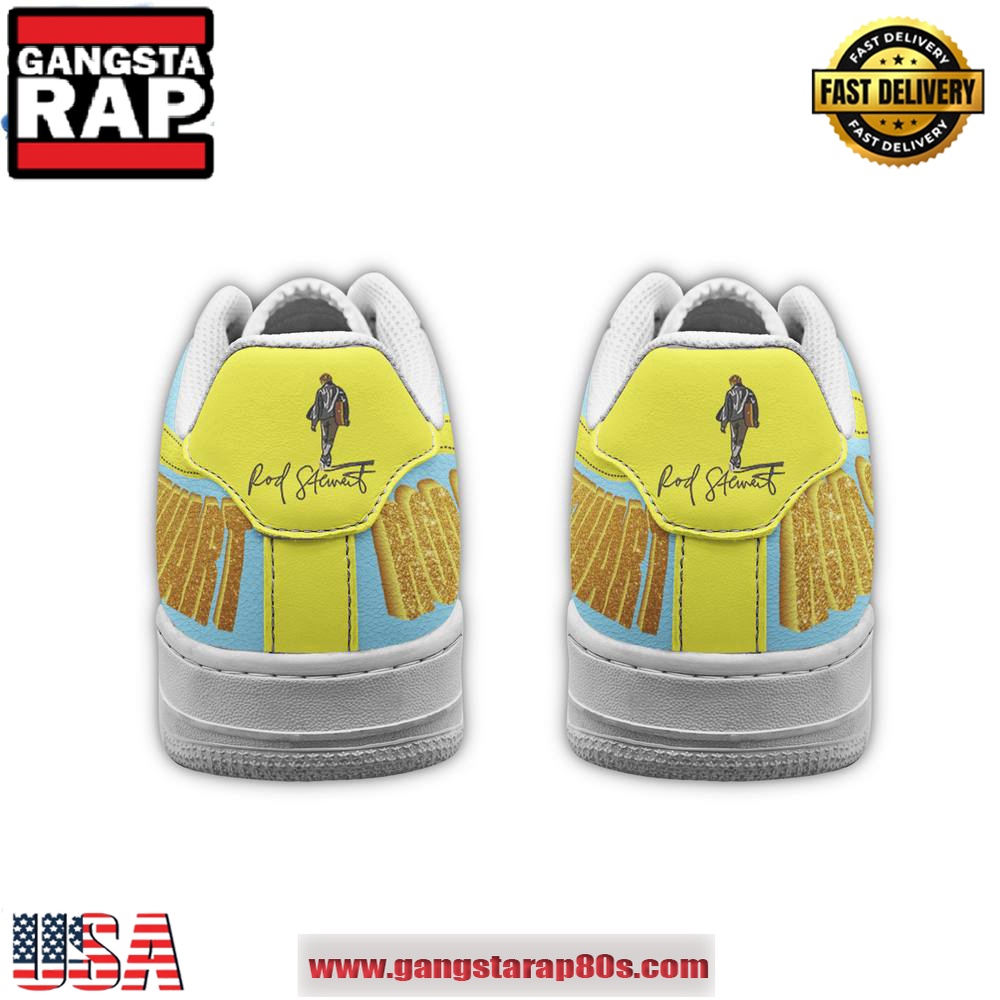 Rod Stewart Signature Limited Edition Air Force 1 Running Sneakers Shoes Rod Stewart Signature Limited Edition Air Force 1 Running Sneakers Shoes