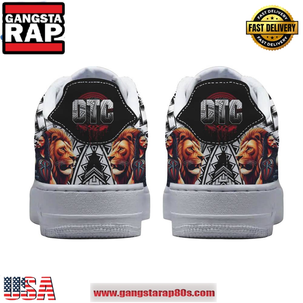 Roman Reigns Acknowledge Me Air Force 1 Running Sneakers Shoes Roman Reigns Acknowledge Me Air Force 1 Running Sneakers Shoes