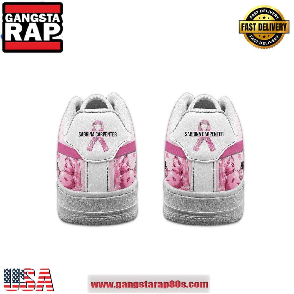 Sabrina Carpenter Pinkout Limited Edition Air Force 1 Running Sneakers Shoes Sabrina Carpenter Pinkout Limited Edition Air Force 1 Running Sneakers Shoes