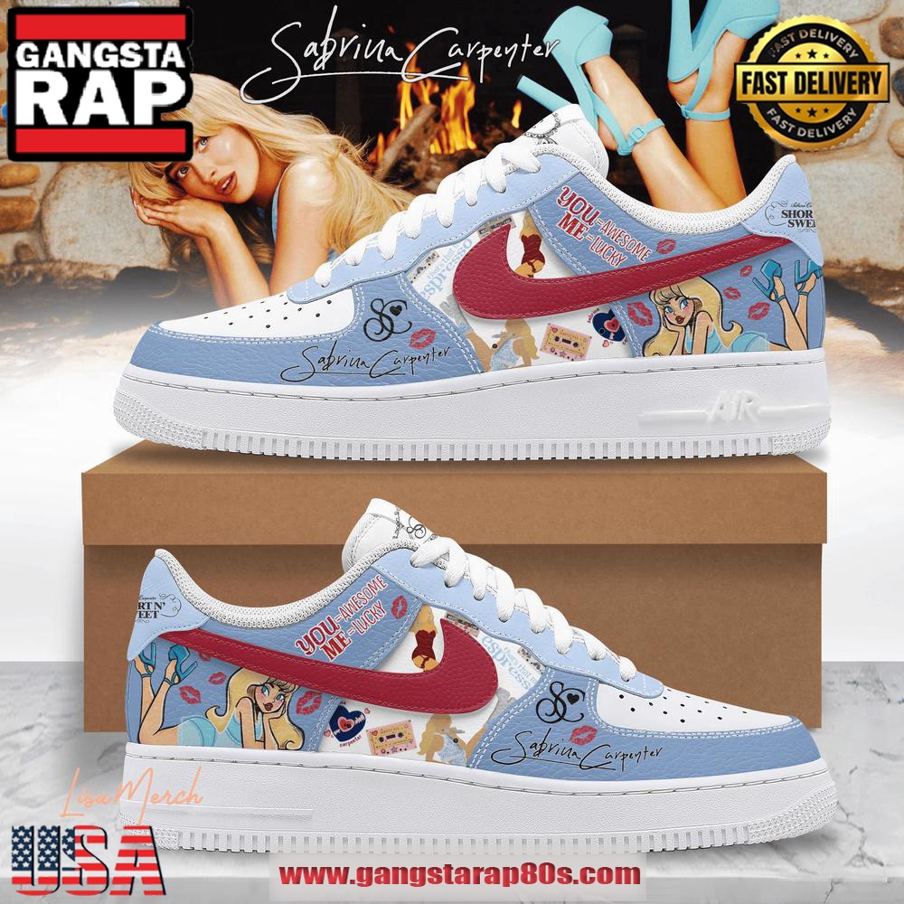 Sabrina Carpenter Vicious Air Force 1 Running Sneakers Shoes Sabrina Carpenter Vicious Air Force 1 Running Sneakers Shoes