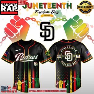 San Diego Padres Juneteenth Day 2025 Special Baseball Jersey