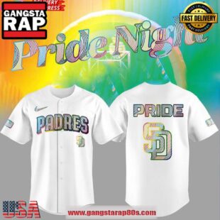 San Diego Padres LGBTQ Pride Night 2025 Baseball Jersey