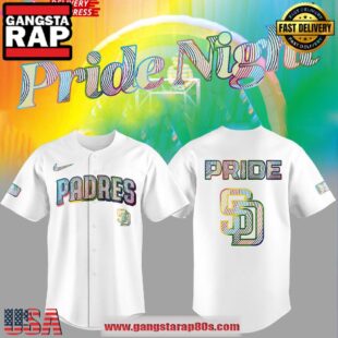 San Diego Padres LGBTQ Pride Night 2025 Limited Edition Baseball Jersey