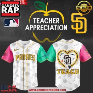 San Diego Padres Teacher Appreciation 2025 Baseball Jersey