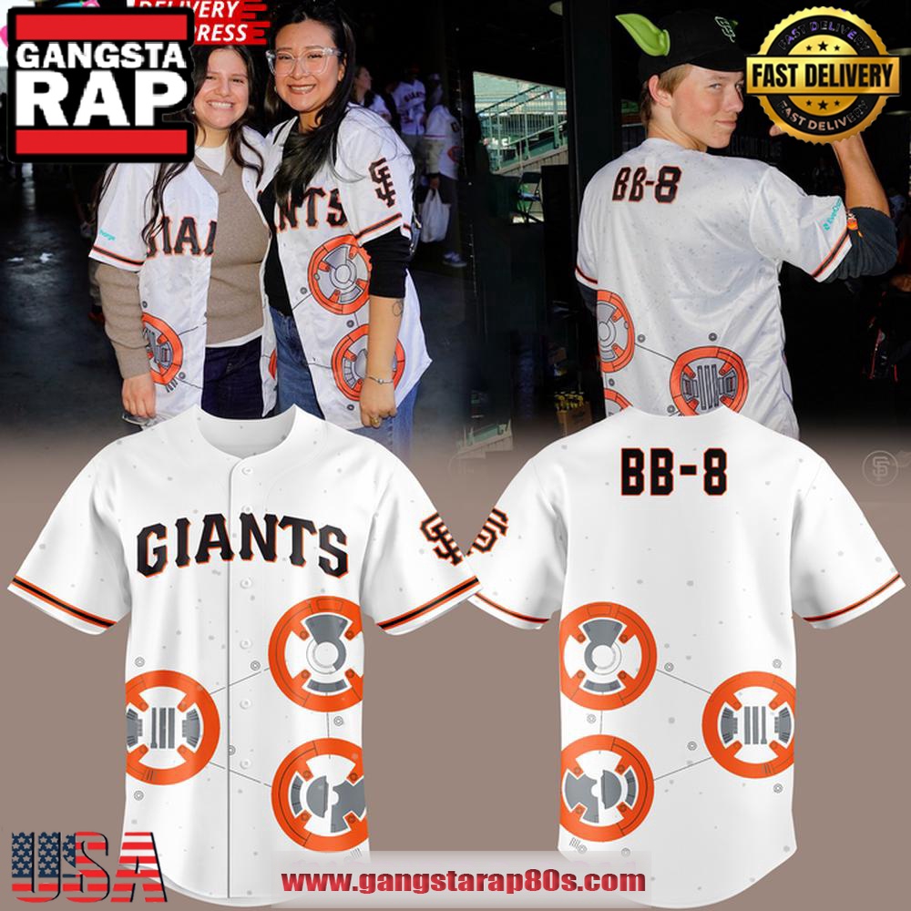 San Francisco Giants 2025 x Star Wars BB-8 Special Baseball Jersey Shirt San Francisco Giants 2025 x Star Wars BB-8 Special Baseball Jersey Shirt
