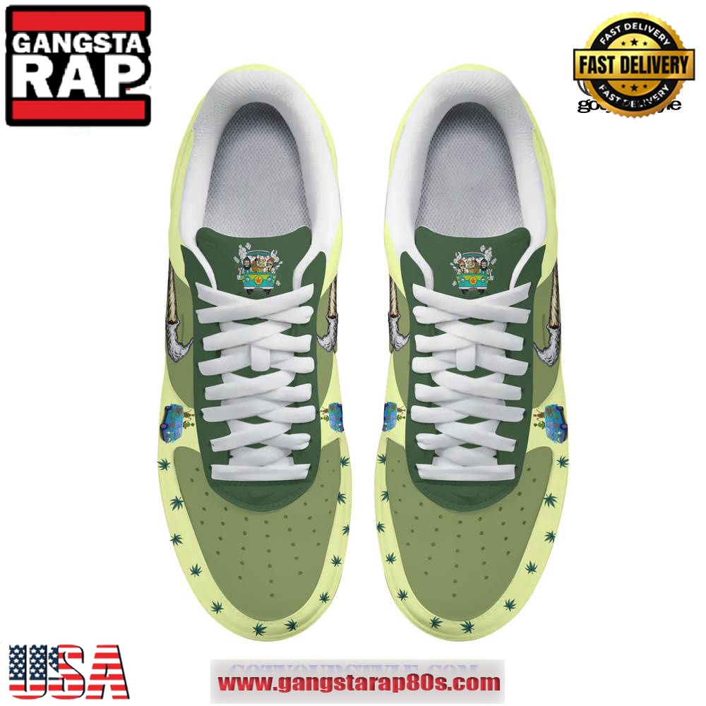 Scooby Doo 420 Someone Pass Shaggy The Baggy Air Force 1 Running Sneakers Shoes Scooby Doo 420 Someone Pass Shaggy The Baggy Air Force 1 Running Sneakers Shoes