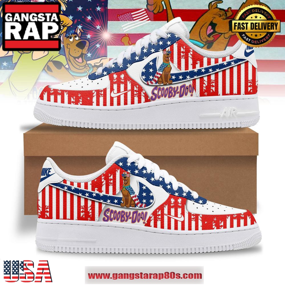 Scooby-Doo American Limited Edition Air Force 1 Running Sneakers Shoes Scooby-Doo American Limited Edition Air Force 1 Running Sneakers Shoes