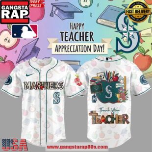 Seattle Mariners Teacher Appreciation 2025 Special Baseball Jersey Shirt