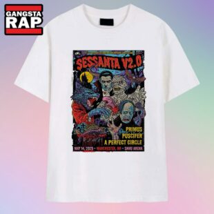 Sessanta V2.0 SNHU Arena Manchester, NH May 14 2025 Tour T Shirt
