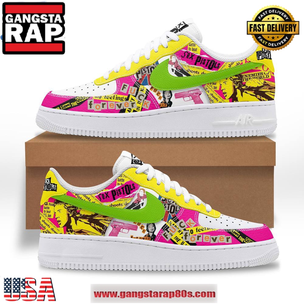 Sex Pistols Battle To Beat Air Force 1 Running Sneakers Shoes Sex Pistols Battle To Beat Air Force 1 Running Sneakers Shoes