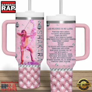 Shakira Music Custom Stanley Quencher 40oz Stainless Steel Tumbler For Fans