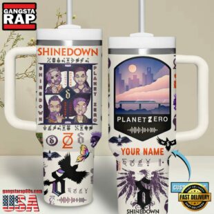Shinedown Music Custom Stanley Quencher 40oz Stainless Steel Tumbler For Fans