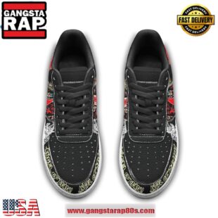 Slayer Angel Of Death Air Force 1 Running Sneakers Shoes