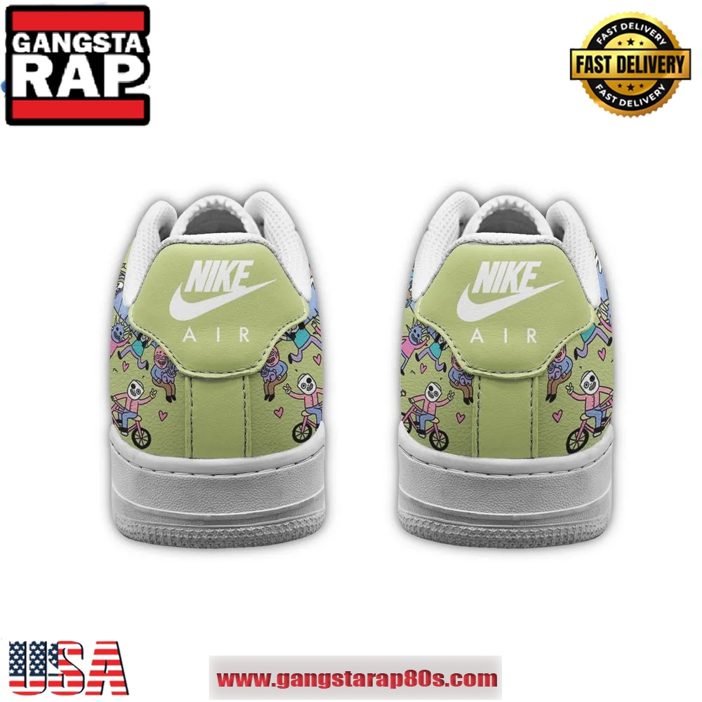 Slipknot Happy Toons Limited Edition Air Force 1 Running Sneakers Shoes Slipknot Happy Toons Limited Edition Air Force 1 Running Sneakers Shoes