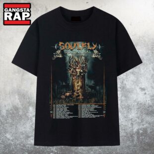 Soulfly Spirit Animal Tour 2025 Poster T Shirt
