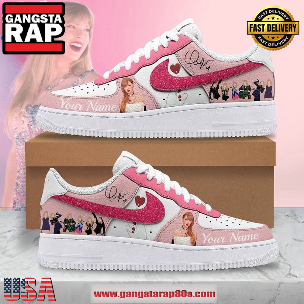 Taylor Swift Lovers Limited Air Force 1 Running Sneakers Shoes Taylor Swift Lovers Limited Air Force 1 Running Sneakers Shoes