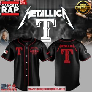 Texas Rangers x Metallica 2025 Baseball Jersey