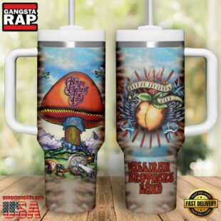 The Allman Brothers Band Music Custom Stanley Quencher 40oz Stainless Steel Tumbler For Fans