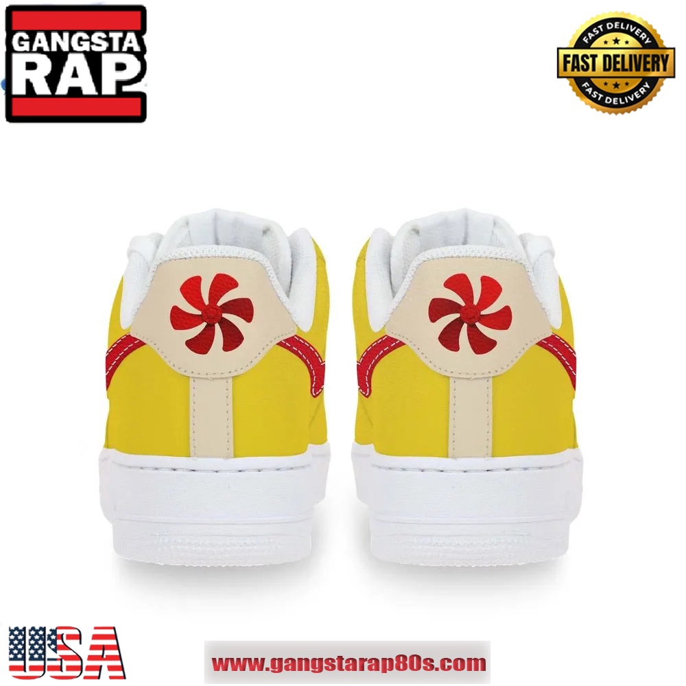 The Beatles Yellow Submarine Air Force 1 Running Sneakers Shoes The Beatles Yellow Submarine Air Force 1 Running Sneakers Shoes