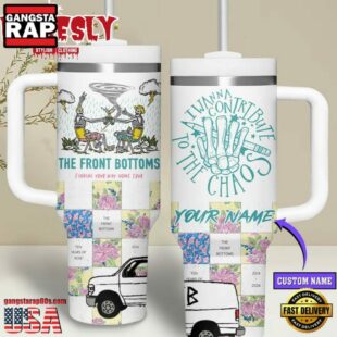 The Front Bottoms Music Custom Stanley Quencher 40oz Stainless Steel Tumbler With Handle For Fans
