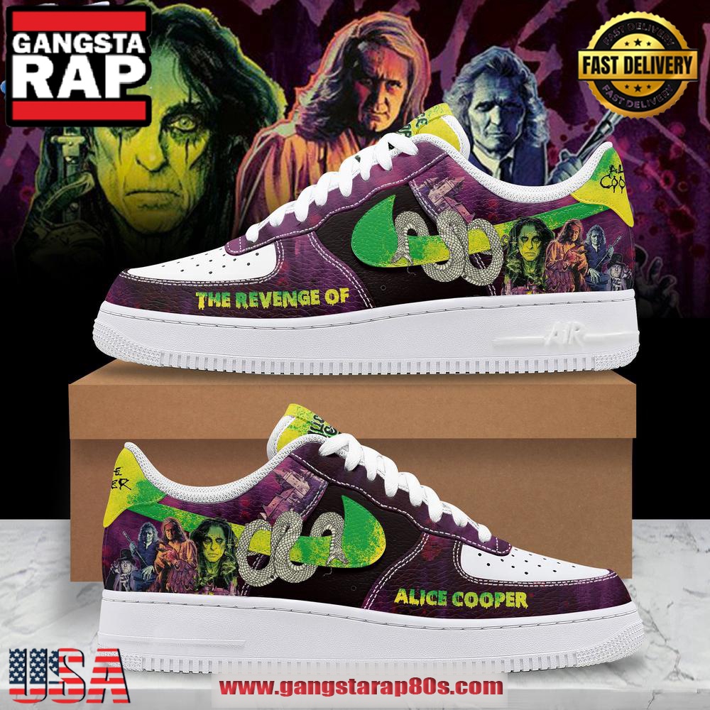 The Revenge Of Alice Cooper Air Force 1 Running Sneakers Shoes The Revenge Of Alice Cooper Air Force 1 Running Sneakers Shoes