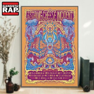 The String Cheese Incident Spring Tour 2025 Poster Canvas Art