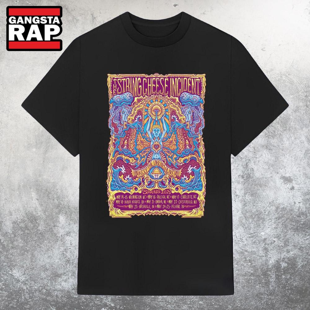 The String Cheese Incident Spring Tour 2025 T Shirt The String Cheese Incident Spring Tour 2025 T Shirt